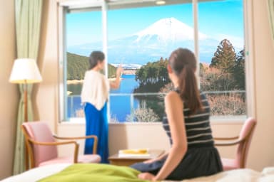 お部屋からも富士山が望める贅沢