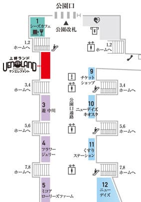 上野ランドマップ