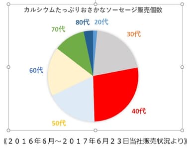 ２０１６年６月～２０１７年６月２３日当社販売状況より