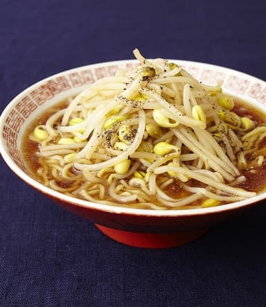 大豆もやしのレンジナムル～ラーメンのトッピングに