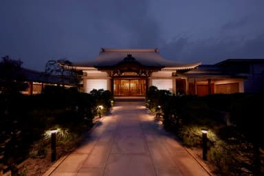 寶樹山常在寺　夜景