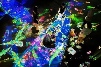 teamLab&#44; 2016-&#44; Interactive Digital Installation