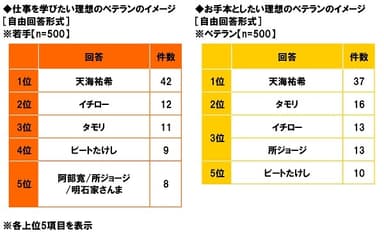 理想のベテランのイメージ