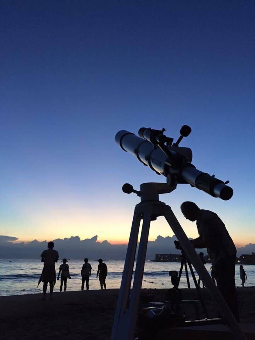 今年もビーチで、浴衣で、星を見よう！
浴衣星見会＠カラフルカフェon the beach
葉山で“スターパーティ”開催