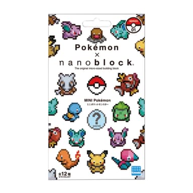 nanoblock(R)ミニポケモンシリーズ01　パッケージ