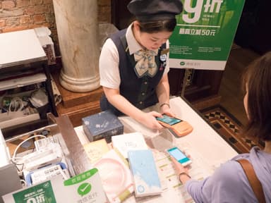 「WeChat Pay」を導入した、白い恋人パーク(札幌市西区) (3)