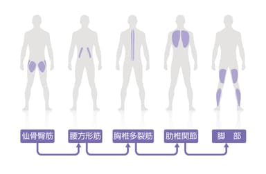 メディカルモード マッサージ箇所