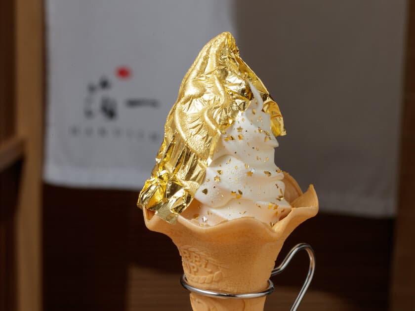 銀座に箔一の“金箔ソフト”が初上陸！
GINZA SIXの期間限定ショップに限定ver.で8月1日登場