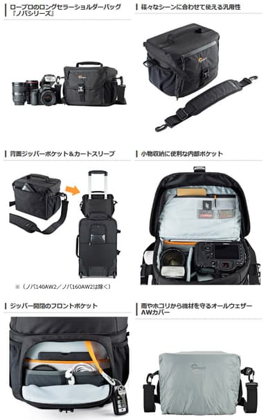 Lowepro（ロープロ） ノバAW2シリーズ 商品詳細