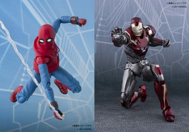 SHF SPIDER-MAN (HOME MADE)×SHF IRONMAN Mk47