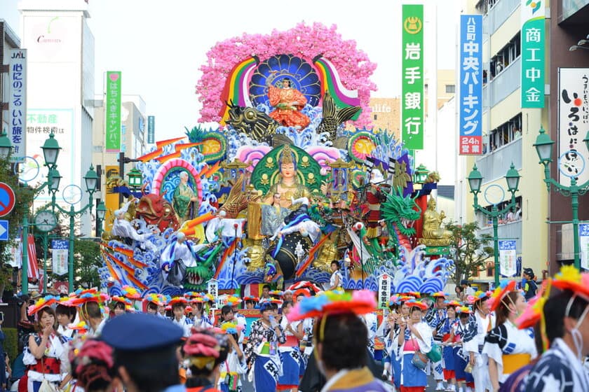 青森県八戸市で約300年の歴史を持つ「八戸三社大祭」開催　
ユネスコ無形文化遺産「山・鉾・屋台行事」された祭り