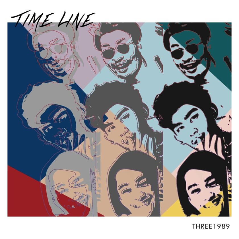 iTunes5位を獲得した「High Times」他全8曲を収録　
THREE1989の1st アルバム「Time Line」が8月23日発売