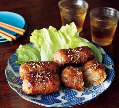 宮崎県「肉巻きおにぎり」風