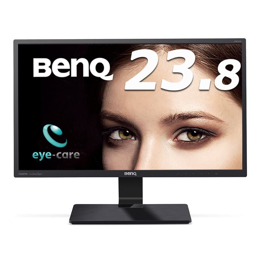 目の負担に配慮する「Eye-care(TM)」技術の搭載を実現
　23.8型 液晶ディスプレイ「GW2470HL」を新発売