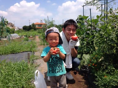 ご夫婦で、親子で野菜づくり