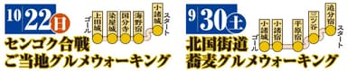 イベントは、徳川軍進軍の歴史に沿って2回実施