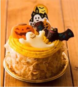 小さなサイズのハロウィンケーキ