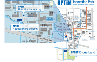「オプティム・イノベーションパーク」施設ロケーション