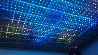 全ての部屋の天井がLED！