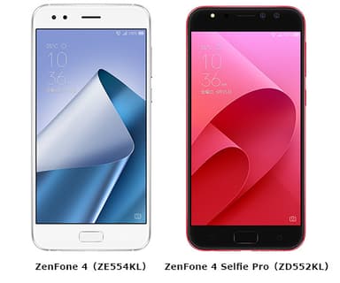 ZenFone 4シリーズ 2機種