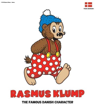 デンマークの国民キャラのRASMUS KLUMP