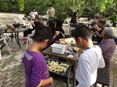 BBQ&芋煮会風景