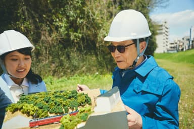 名古屋城外堀(旧瀬戸電跡)