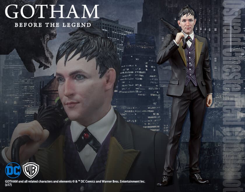 DC COMICSドラマシリーズ『GOTHAM/ゴッサム』から、
影の主人公、オズワルドがフィギュア化