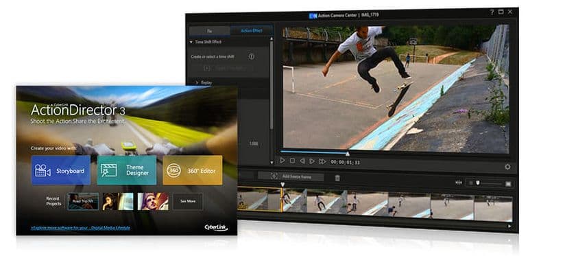 サイバーリンク、360度カメラ・アクションカメラ用
ビデオ編集ソフト「ActionDirector 3」を発表
