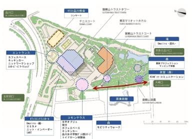 「GOTENYAMA  ART & TECHNOLOGY WEEK 2017」会場MAP