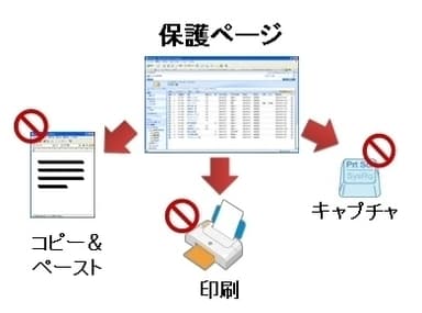 画面印刷/キャプチャ禁止