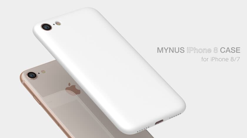 引き算の美学から生まれた究極のシンプルデザインケース　
iPhone 8／7対応の「MYNUS iPhone 8 CASE」が11月10日発売