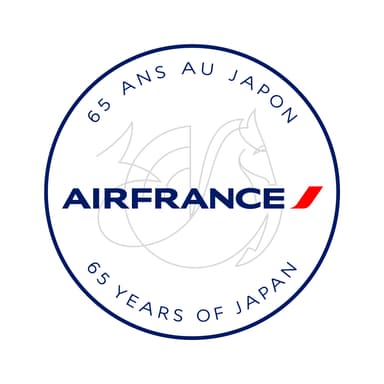 エールフランス航空日本就航65周年ロゴ　ヒポカンポス