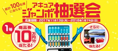 アキュアジャンボ抽選会