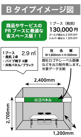 Bタイプブース