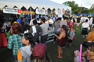 昨年のグアム日本人会秋祭りの様子 2