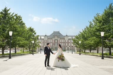 東京の中心で結婚式を