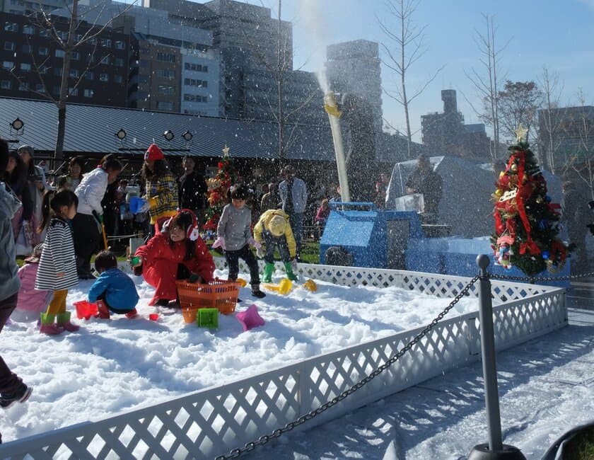 【近鉄不動産】
Ｗｅｌｃｏｍｉｎｇアベノ・天王寺ウィンタープレゼント２０１７
アベノ・天王寺で雪あそびイベントを今年も開催！