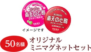 南天のど飴オリジナルミニマグネットセット