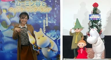 映画「ムーミン谷とウィンターワンダーランド」のジャパンプレミアの様子