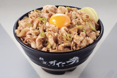 【不動の人気NO.1】すた丼 630円(税込／生玉子・味噌汁付)