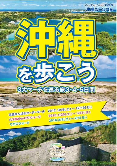 ウォーキング大会参加ツアー利用で気軽に参加できます。