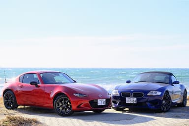 ロードスターRFとBMW　Z4 Mロードスター