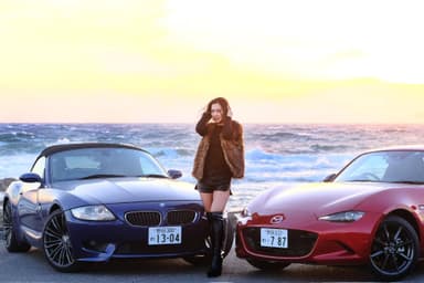 ロードスターRFとBMW　Z4 Mロードスター