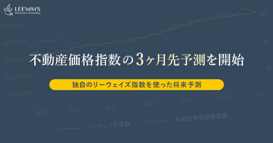 不動産価格指数の3ヶ月先予測を開始