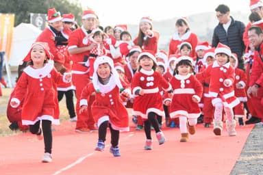 小学生が走るひよこの部