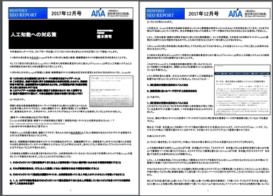 月刊ニュースレター 「MONTHLY SEO REPORT」創刊9周年記念号(2)