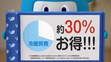 冷暖房費 約30%お得！！！