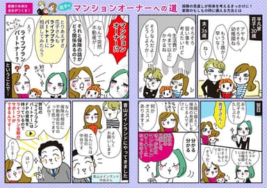 「MaRiche」Vol.2　＜マンガ＞家族の未来は自分がつくる！ 花子のマンションオーナーへの道