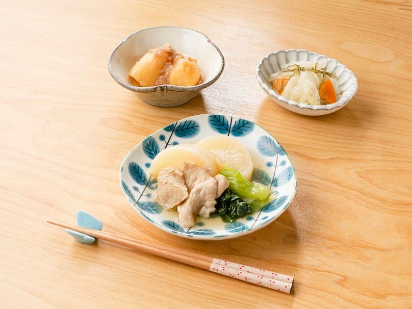 旬の手作りおかずセット「健幸ディナー」　
2018年1月お届け分より食材を100％国産化